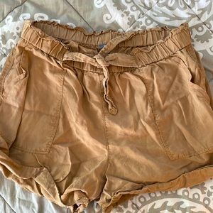 Arie Paper bag shorts